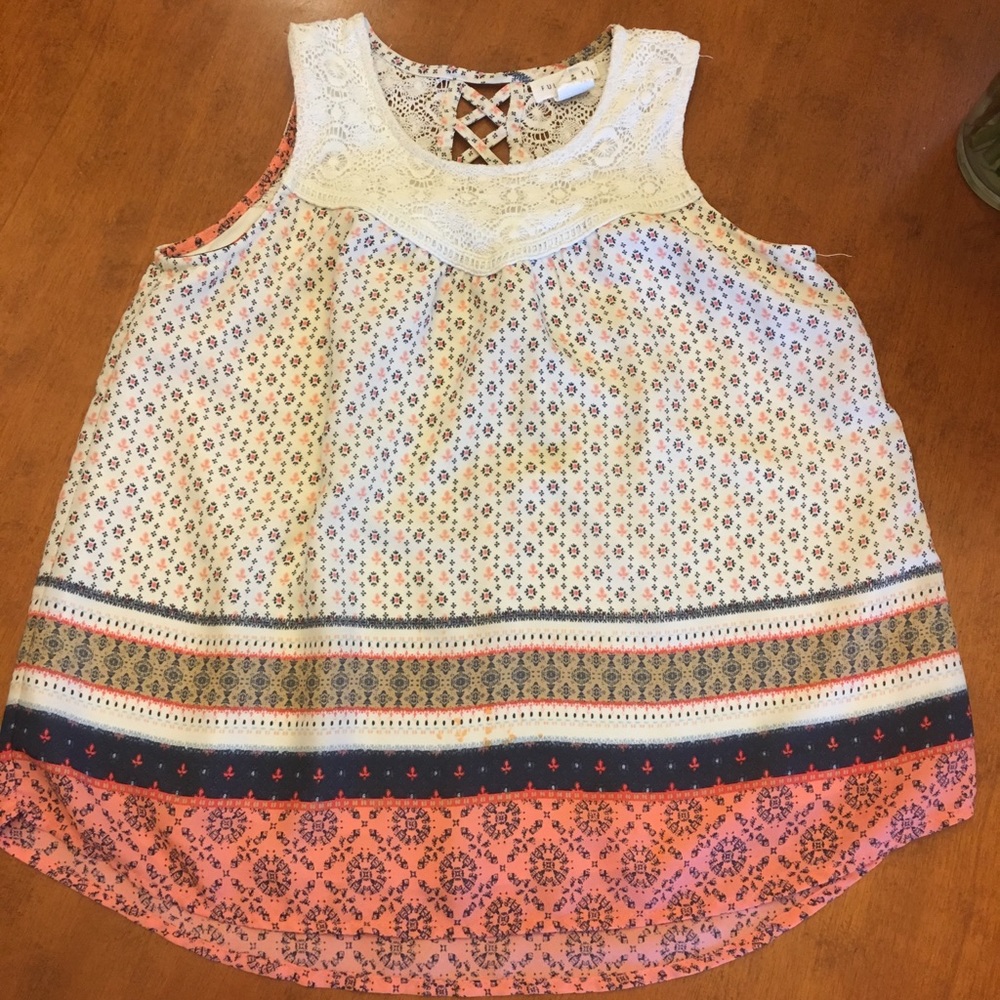 Girls “Tilt” tank